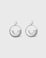 Arcs Earrings silver