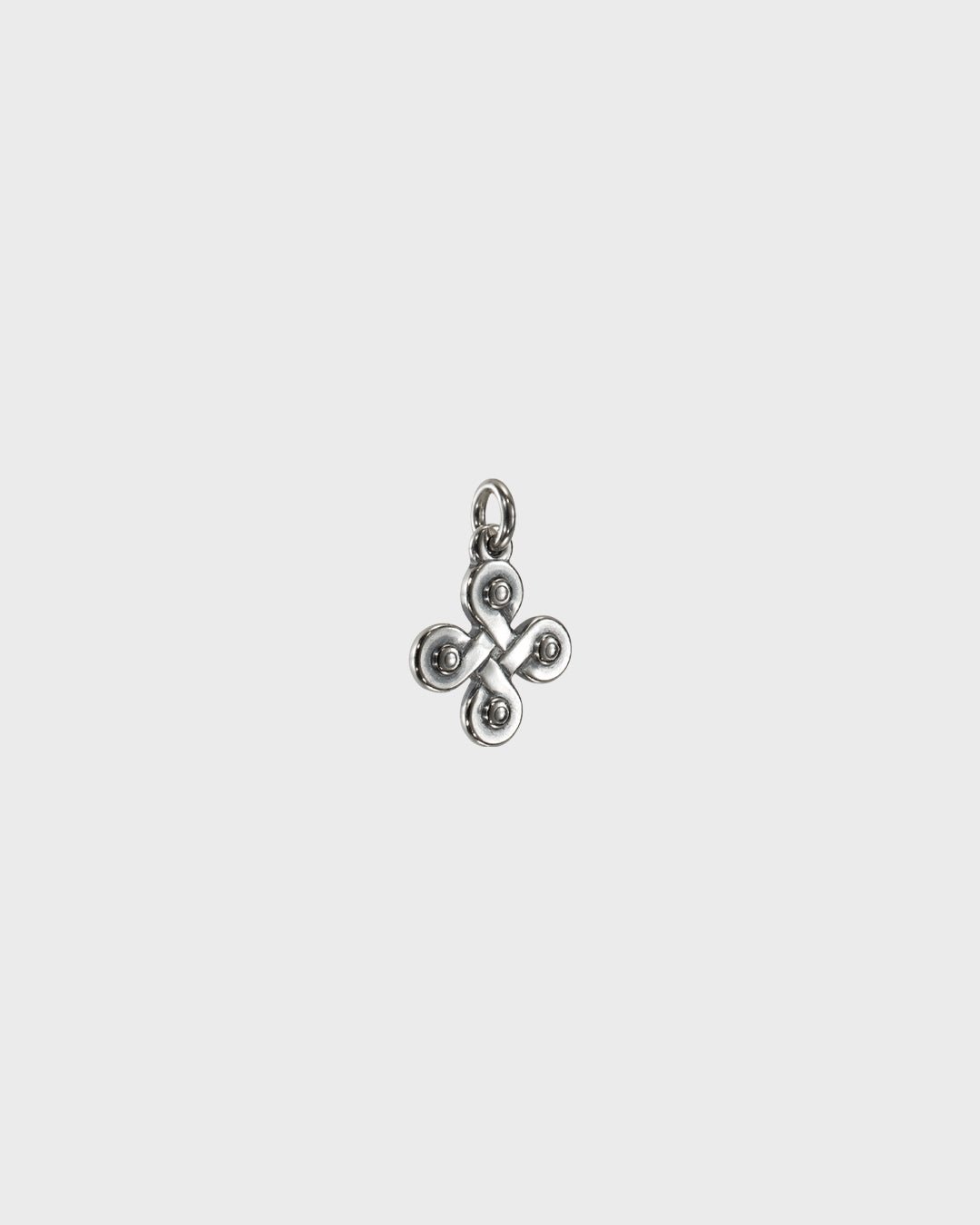 St. John's Arms charm silver